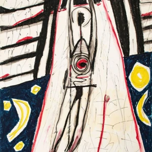 Paula Schmidt Abstrakt Zeitgenössische Kunst signiert Mischtechnik 1985 - Bild 1 von 3