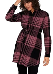 Bonprix Maternity Check Shirt - Size 22 - BNWOT - RRP £35 - Picture 1 of 7