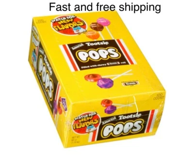 Tootsie Pops lollipop Variety Flavours Suckers 60 Oz ,100 Counts - Image 1 of 4