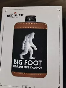 Bigfoot Hide & Seek Champion Edelstahl rustikal Vintage Kolben 7,5 flüssige Unzen - Bild 1 von 2