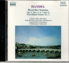 Handel - Recorder Sonatas - CD - Brand New