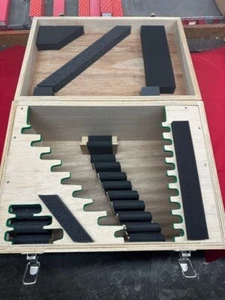 Mitutoyo Wood Case Only 475586 for Outside Micrometer Set 0-12" IN STOCK! - Picture 1 of 8