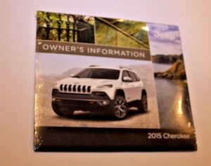 BRAND NEW SEALED  OEM 2015 JEEP CHEROKEE OWNERS MANUAL DVD - Picture 1 of 1