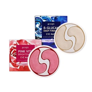 [PETITFEE] β-Glucan tief straffende Augenmaske/Pink Vita aufhellende Augenmaske  - Bild 1 von 5