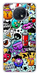 Coque en silicone imprimée compatible Xiaomi Redmi Note 9T 5G Graffiti 2 - Picture 1 of 3