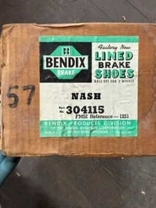 NOS 1956 Hudson & Nash Rambler, 1954 Stateman, 1956 Rambler 5610 Brake shoes - Picture 1 of 5