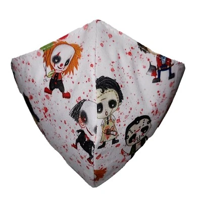 Horror Friends Halloween Print Face Mask  - Image 1 of 4