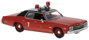 Brekina 1/87 1974 Dodge Monaco Sedan Chicago Fire Dept 1970s #18157 HO Scale - Picture 1 of 4