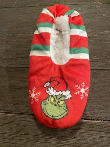 Dr. Seuss The Grinch Santa Kinder Gripper Slipper Socken M/L - Bild 1 von 5
