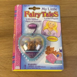 My Little Fairy Tales Locket Play Set 1994 Goldilocks And The Three Bears - Picture 1 of 5