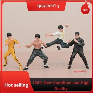 4PC Kung Fu Bruce Lee Figurines Detachable Joints Model Decoration Ornament Toy - Picture 1 of 12