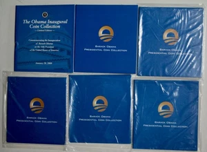 Barack Obama Presidential Coin Collection 6 Sets +  2  Presidential Dollars - Picture 1 of 4
