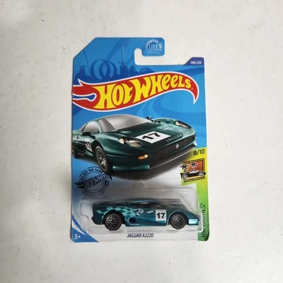 2017 Hot Wheels Jaguar XJ220 SUPERCAR HW EXOTICS 8/10 AQUA - Imagem 1 de 4