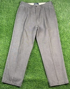 Vintage 80er 90er Polo Ralph Lauren Hose 36x30 100% Baumwolle Fischgrät Hose - Bild 1 von 14