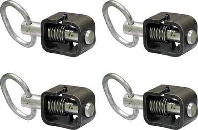 B2598H Weld-On 5/8" Spring Latch Assembly with Plain Tube, Spring Loaded Bolt, 4 - Image 1 of 2