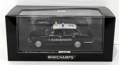 Minichamps 1/43 Scale 400 120290 - 1972 Alfa Romeo Aletta 1.8 - Carabinieri - Image 1 of 4