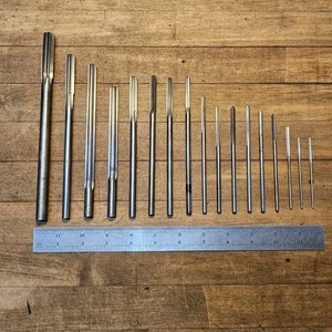 Machinist Tools CHUCKING REAMERS Size Set • 1/16 To 5/8 • HSS & COBALT ☆US - Picture 1 of 3