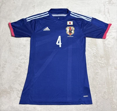 Camiseta de fútbol Adidas Japón niños grande 2013-15 local camiseta kit Honda #4 fútbol Foto 1 de 4