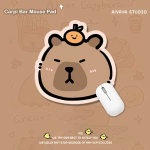 Irregular Mouse Pad Cartoon Capybara Mousepad Computer Desk Mats For Office Home - Afbeelding 1 van 24