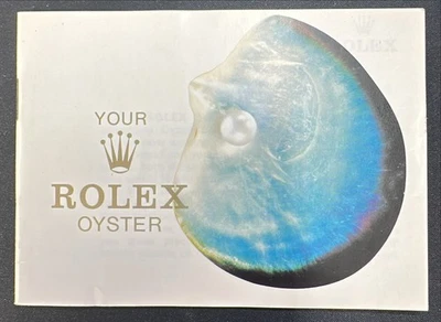 Folleto "Tu Rolex Oyster" vintage RARO blanco años 70 579.11 ¡con cubierta! Foto 1 de 3