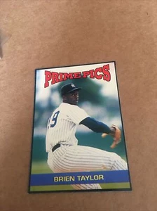 Brien Taylor New York Yankees 1992 Prime Pics Black Border #54 ODDBALL - Picture 1 of 2