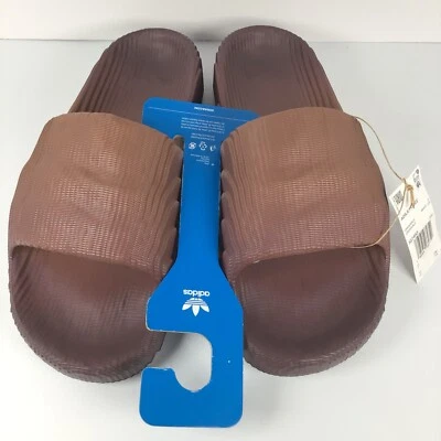 Adidas Originals Slides Adilette 22 Preloved Brown IG7493 Men's Size 12 - Image 1 of 4
