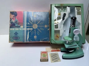 Power Microscope Kit Tasco 450 Science Toy Discovery Workshop Vintage 1988 - Picture 1 of 13