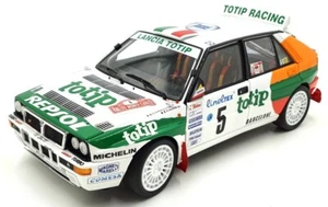 Kyosho Scala 1/18 Diecast 08348F Lancia Delta HF Intergrale 1993 RMC #5 Totip - Foto 1 di 5