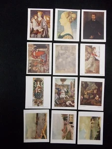 Carte Sigarette Churchman Esposizione d'Arte Italiana 2° Serie 1930 Set Completo 12 - Foto 1 di 2
