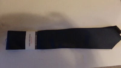 Van Heusen Traveler Blue Chrome Solid New Mens Tie - Image 1 of 4