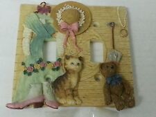 Lightswitch Wallplate Cover Plus Screws Any Room Multi Color Cat Bear Hat 