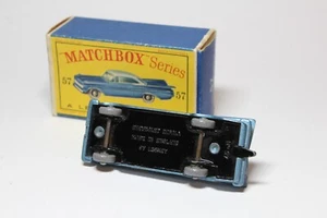 Matchbox Lesney MB 57 Chevrolet Impala - RARE GPW / Black Base - Picture 1 of 7