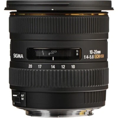 Sigma Super Wide Angle Zoom 10-20mm f/4-5.6 EX DC HSM AF Lens for Canon - Image 1 of 4