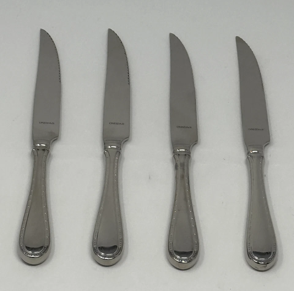 Conjunto de 4 facas para bife Oneida Taraza 9 1/2" qualidade 18/10 aço inoxidável - Imagem 1 de 1