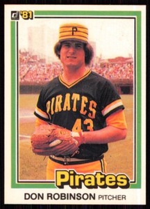 1981 Donruss Don Robinson Pittsburgh Pirates #375