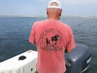 Red Caribbean Hobo T-Shirt Saltwater Drifter Man Key West Havana Cabo Fishing