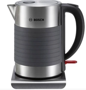 Bosch TWK7S05 Wasserkocher schnurlos Edelstahl, Schwarz - Bild 1 von 2