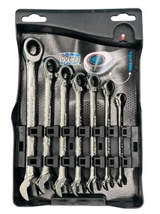 Juego de llaves métricas de trinquete Power Torque de 7 piezas GM4730 - Imagen 1 de 3