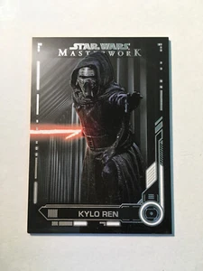 2019 Topps Star Wars Masterwork #42 Kylo Ren - Base Card - Picture 1 of 2