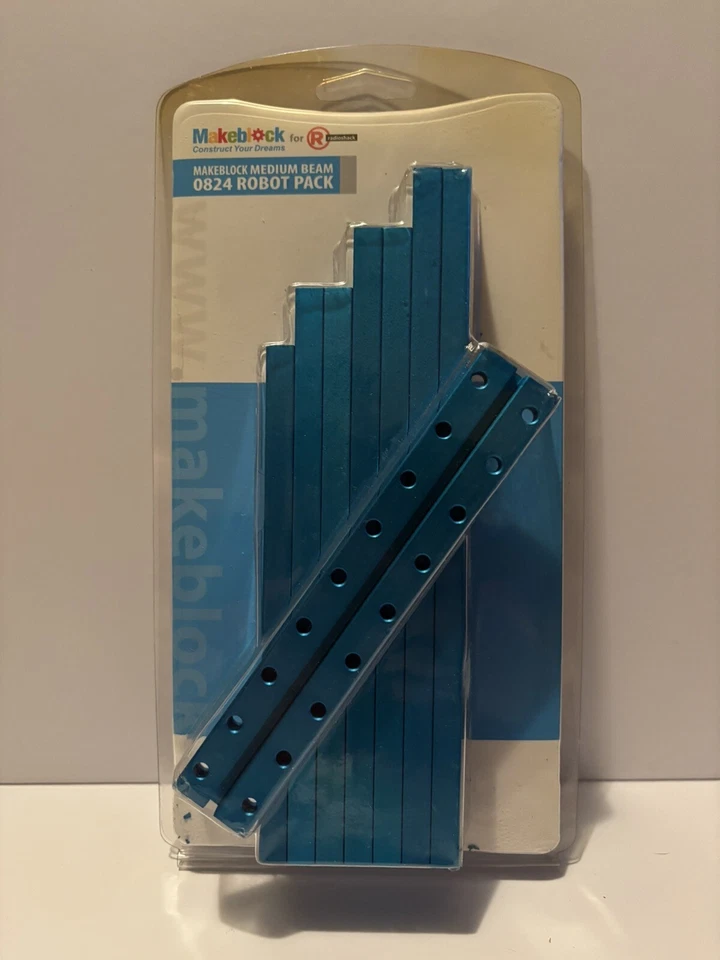 MAKEBLOCK Medium Beam 0824 Robot Pack  Radioshack 8 Beams NEW In Package - Image 1 of 4