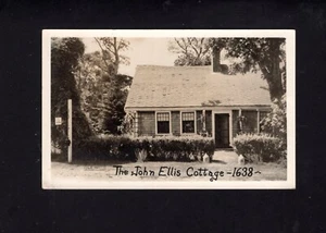 Sandwich, Massachusetts John Ellis Cottage Real Photo 1930s - Picture 1 of 2