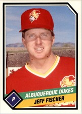 1989 Albuquerque Dukes CMC #3 Jeff Fischer