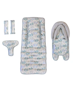 Keep Me Cosy® Pram Liner Newborn Set - Pastel Leaf - Picture 1 of 6