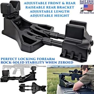 RIFLE SHOOTING REST STEADY BENCH SIGHTING FIREARMS HEAVY DUTY ADJUSTABLE STAND - Picture 1 of 14