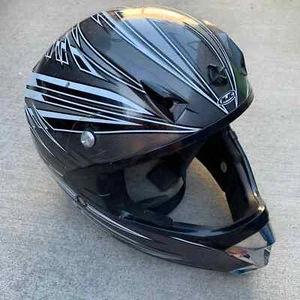 HJC Arena CL-X5 Helmet Flyin Kolors Polycarbonate Silver/White/Black — Size XL - Picture 1 of 15