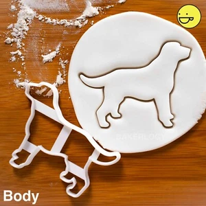 Labrador Body cookie cutter | assistance therapy dog treats retriever vet cute - Picture 1 of 7