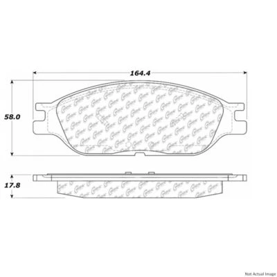 Pastilla de freno de disco delantera centrada para Ford Windstar 1999-2003 (103.08030) Foto 1 de 4
