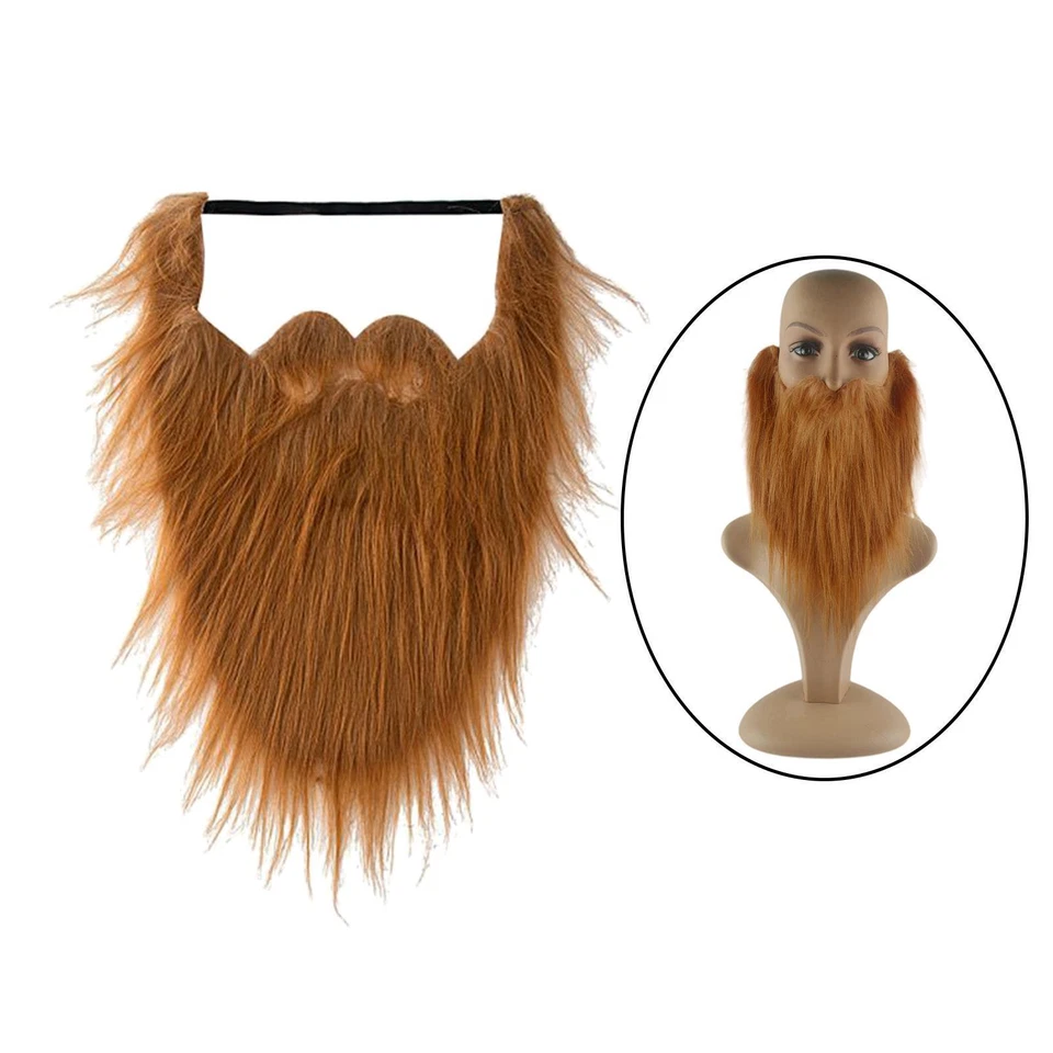 Funny Long Fake Beard Costume Dress up Whisker Halloween Party Supplies Cosplay - Image 1 of 1