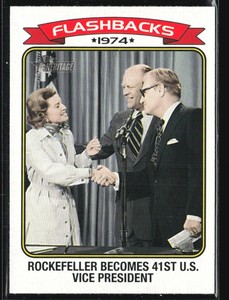NELSON ROCKEFELLER 2023 TOPPS HERITAGE NEWS FLASHBACKS #NF10 INSERT