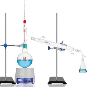 Lab Glassware 250-1000ml Atmospheric Distillation Kit Chemistry Purification - Picture 1 of 12